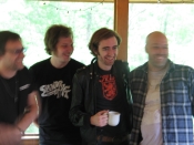 The band on our screened porch,  at home, Falmouth, VA 