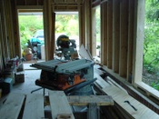 Building the screen porch  Falmouth, VA