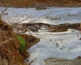 Ice on Rappahannock river, Falmouth Virginia