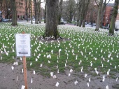 Demonstration of the number of Iraqi dead, Portland Oregon