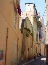 Streets in Marseilles, France
