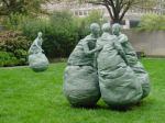 SCulptures in a garden